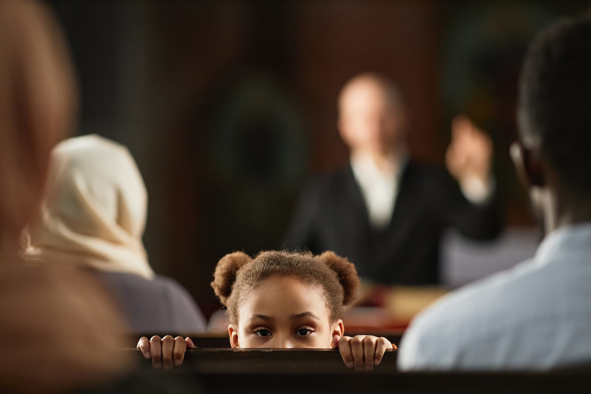 a child in court