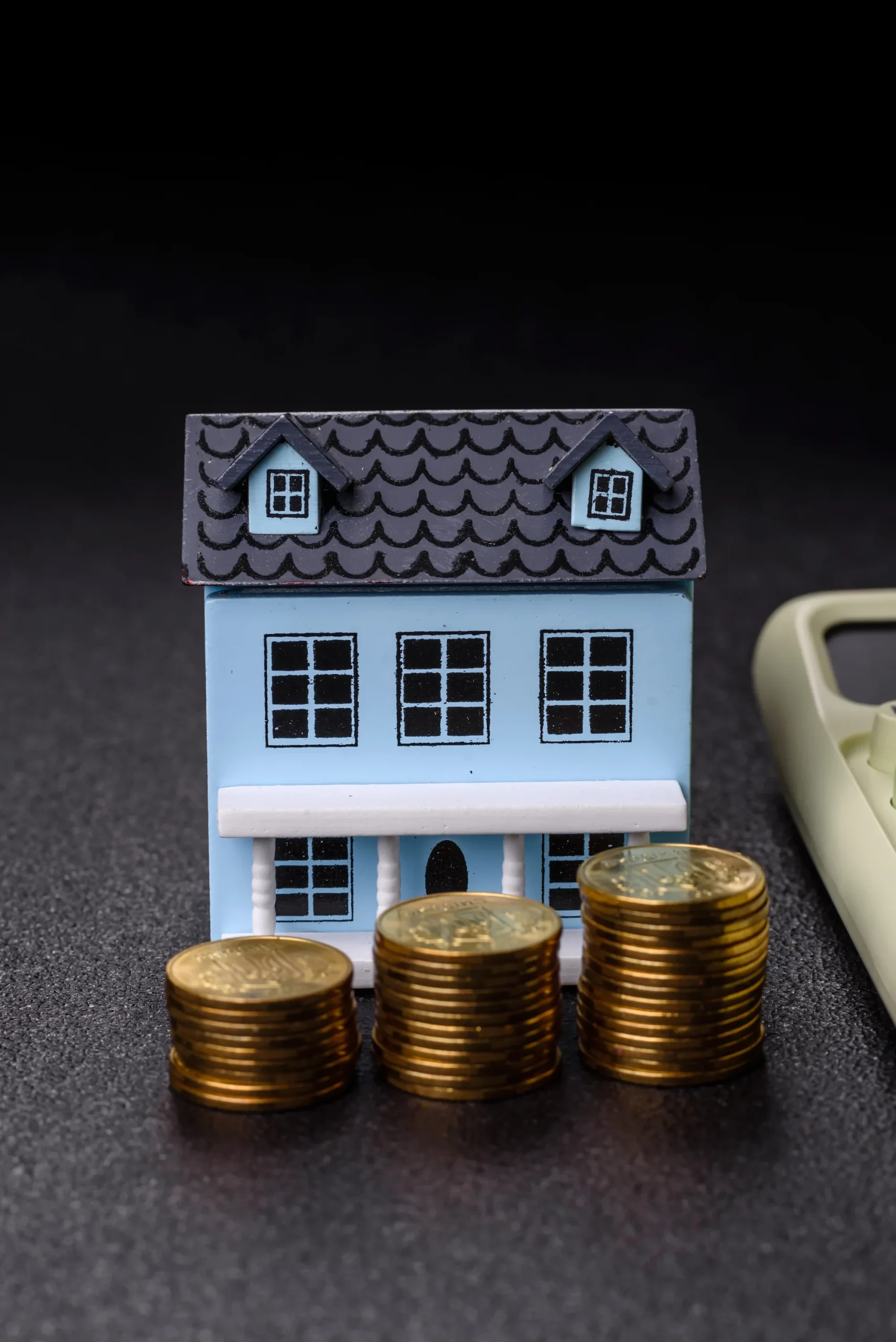 real estate and money in front of it
